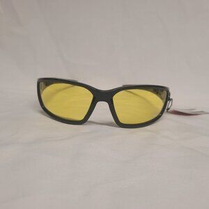 Ergodyne Skullerz KVASIR Safety Glasses Black Frame Yellow Lens — NWT